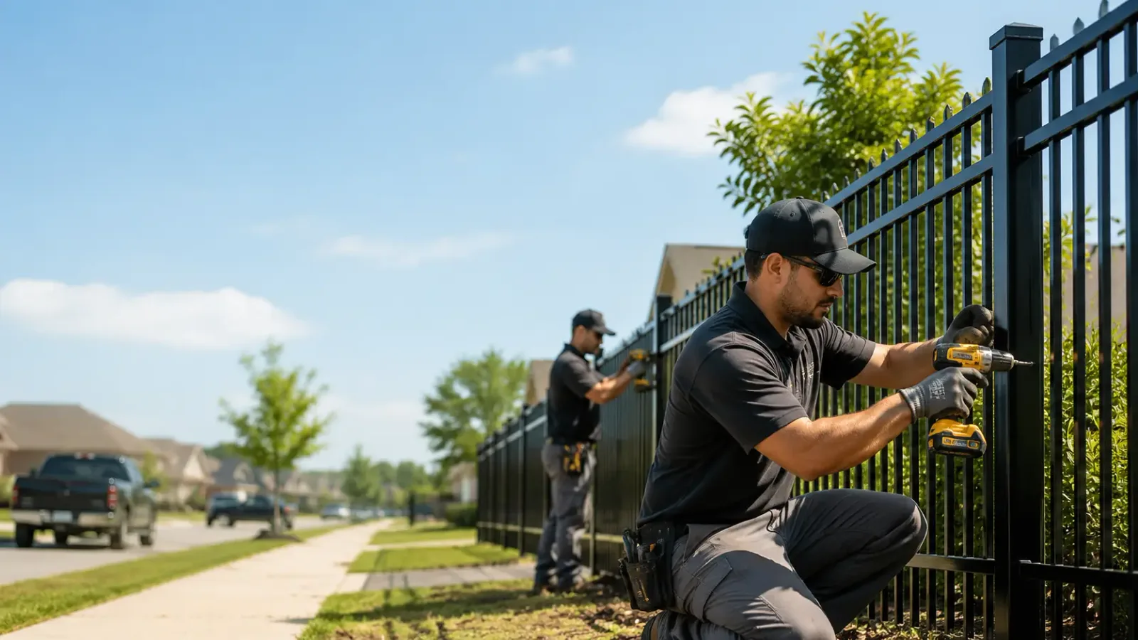 Metal Fence Installation in Newport, IN